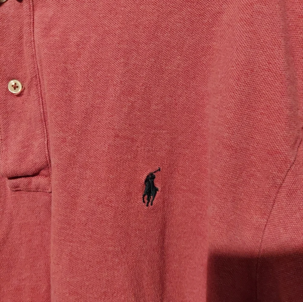 Vintage Y2K Polo Ralph Lauren Shirt Size 3XB Pink Preppy Office Old Money Cotton